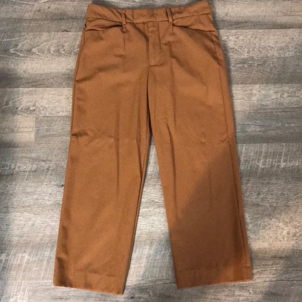 Zara straight ankle work pants